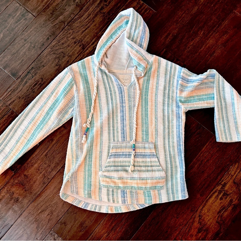 Size S • Southern Spirit Striped hoodie – Soft Spring Colors - Picture 4 of 9